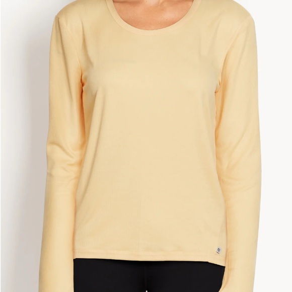 COPY - MARIKA Destiny Long Sleeve Top (Yellow), NWT, Sz L - Picture 1 of 9